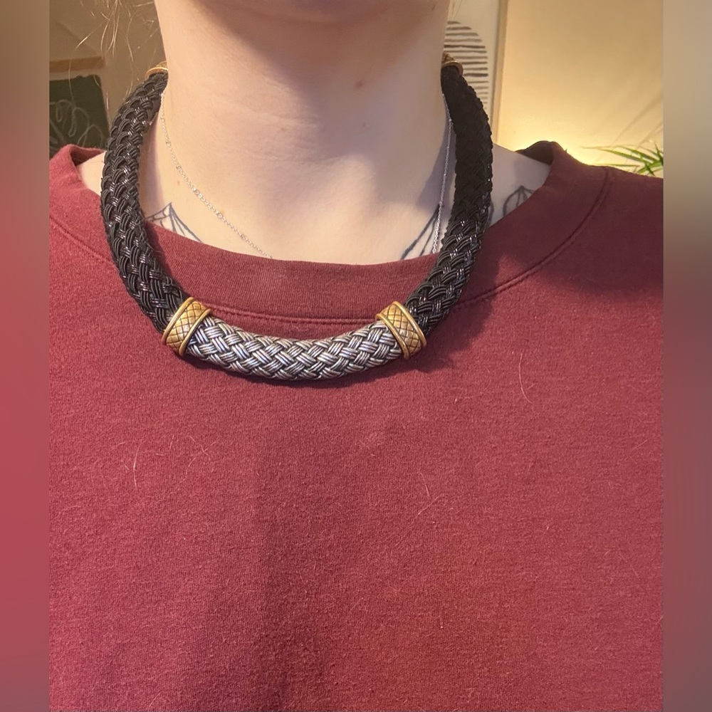 Chico’s Braided Rope Necklace - Picture 7 of 10